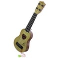 thumbnail image 5 of CIMAXIC Children Small Size Musical Instruments Imitated Ukulele Mini Guitar Playing Toy with Four Strings (39cm, Beige),15.35"X4.92"X1.57", 5 of 5