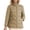 Khaki, variant on Packable Puffer Jacket Women Plus Size Winter Warm Jacket Padded Coats Lightweight Down Coat Long Sleeve Outerwear