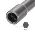 thumbnail image 3 of Unique Bargains 1/4' Quick-Change Hex Shank 5/16' Nut Driver Bit, No-magnetic 2.56' Length, SAE, 3 of 5