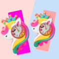thumbnail image 2 of ¡Novedad de 2022! Relojes para niños estilo Pony unicornio, regalo de cumpleaños para niñas, reloj Digital con correa para niños, reloj de estudio para bebés, reloj de juguete para exámenes Gao Jinjia LED, 2 of 2