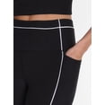 thumbnail image 5 of Athletic Works Women's and Women's Plus ButterCore Compression Capris, Sizes XS-4X, 5 of 7