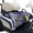 American Patriotic Palm Print, variant on Pzuqiu Quilted 2-Person Golf Cart Seat Cover - 4 Storage Pockets Non-Slip Protector Compatible With EZGO Yamaha Club Car