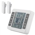 thumbnail image 2 of FrostHike Wireless Therometer-Refrigerator Thermometer Wireless Digital Freezer Thermometer with 2PCS Wireless Sensors with Audible Alarm for Indoor Outdoor Thermometer (Battery not Included), 2 of 5