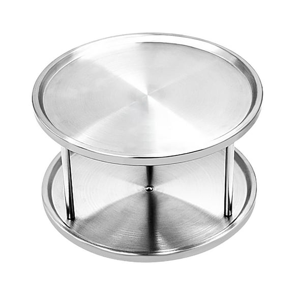 MKHSQHDG Today's Deals 2 Tier Lazy Turntable Lazy Organizer Use for A Organizer Or Kitchen Cabinet Organizers Stain