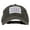Black, variant on Chicago Flag Embroidered Washed Cotton Twill Cap - Black OSFM