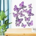 thumbnail image 2 of 12Pcs 3D Metal Texture Hollow Wall Sticker, 2 of 6