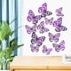 thumbnail image 3 of 12 pegatinas de pared de mariposa hueca con textura de metal 3D. Wmkox8yii fhajkh509, 3 of 6