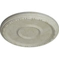 thumbnail image 3 of Ekena Millwork 16 1/2"OD x 1 1/2"P Medea Ceiling Medallion (Fits Canopies up to 5 1/2"), Hand-Painted Pot of Cream Crackle, 3 of 6