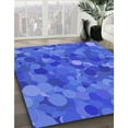 thumbnail image 2 of Ahgly Company Indoor Rectangle Patterned Sky Blue Dress Blue Area Rugs, 2' x 4', 2 of 6