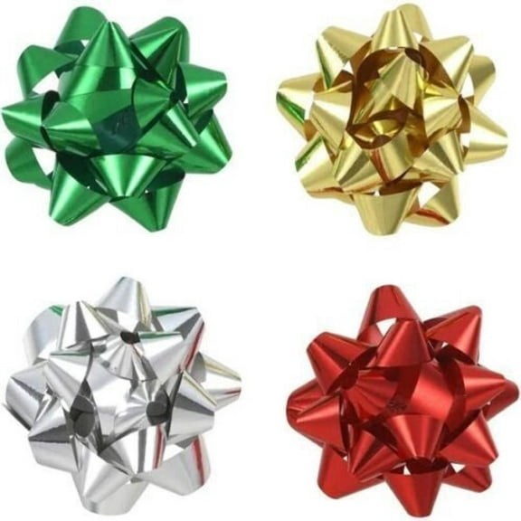 24 Pc Christmas Gift Bows Assorted Set - Celebrate It