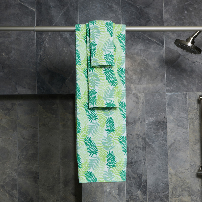 Palm Coast 6-Piece 100% Cotton Printed Towel Set