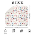 thumbnail image 4 of Pioneer Flower Floral Print Pattern Kitchen Dish Drying Mat 1 Pack, Ultra Absorbent Microfiber Drainer Mat, 16"x18", 4 of 6