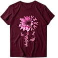 thumbnail image 3 of Pntutb - Camiseta con estampado de verano para mujer, camisetas de manga corta, camisetas casuales de manga corta, blusa Pntutb Pntutb-3815, 3 of 5