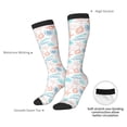thumbnail image 4 of Xecao Colorful Seashells1 Pattern Adult Stockings with Color-Block Design and 3D Print, Breathable Comfortable Hosiery for Daily Wear and Sports, 4 of 6