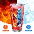 thumbnail image 6 of KLL Autumn Maple Leaves Print 40oz Stainless Steel Insulated Car Cup with Spillproof Lid - Keep Your Drink Hot or Cold on the Go-Straw Three-piece Set, 6 of 8