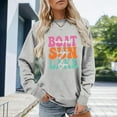 thumbnail image 2 of WEAIXIMIUNG Sweat-Shirt pour Femmes Zip Up Sweat-Shirt Surdimensionné Col Rond Manches Longues Pull, 2 of 4