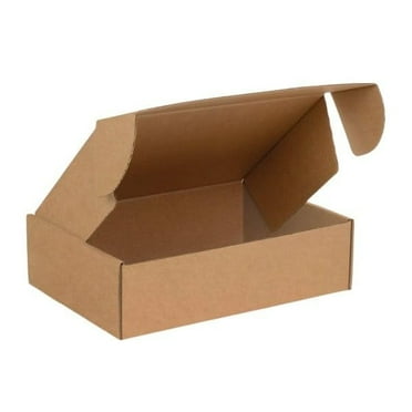 UCANPACK Mailer Boxes (Kraft) 8x6x2 Inches - 50 Pack Standard Kraft Color Corrugated Mailers Box Mailers, Cardboard Boxes for Shipping and Packing - Custom Mailing Boxes - Made in USA
