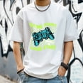 thumbnail image 3 of Men's Short Sleeve Graphic T shirt Collection Summer New Trend Sports Shirt Select, 3 of 5