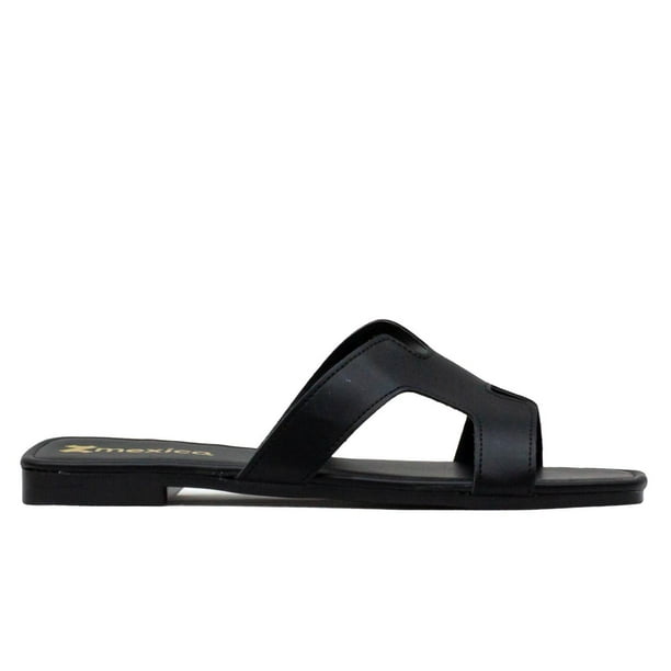 Sandalias Para Mujer Lady bug Zmexico 10202 negro 24