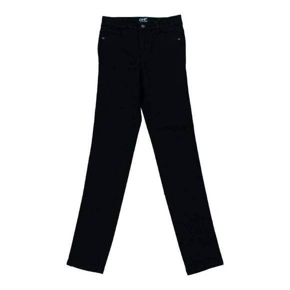 Jeans Oh Pomp para Mujer con Botón en la Cintura con Bolsos Negro Talla 5