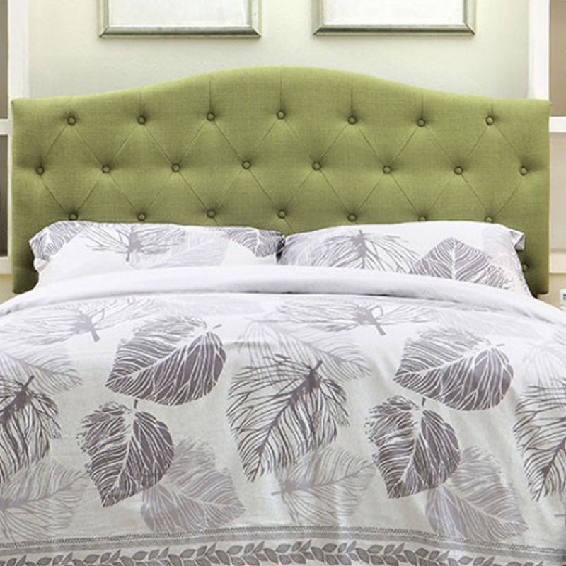 Contemporary Full Queen Headboard, Green
