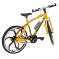 thumbnail image 3 of 1:10 Escala Aleación Bicicleta Modelo Velódromo Bicicleta de Carreras Vehículos Juguete Regalo Plegable - amarillo1 SM SunniMix Juguete de bicicleta Diecast, 3 of 8