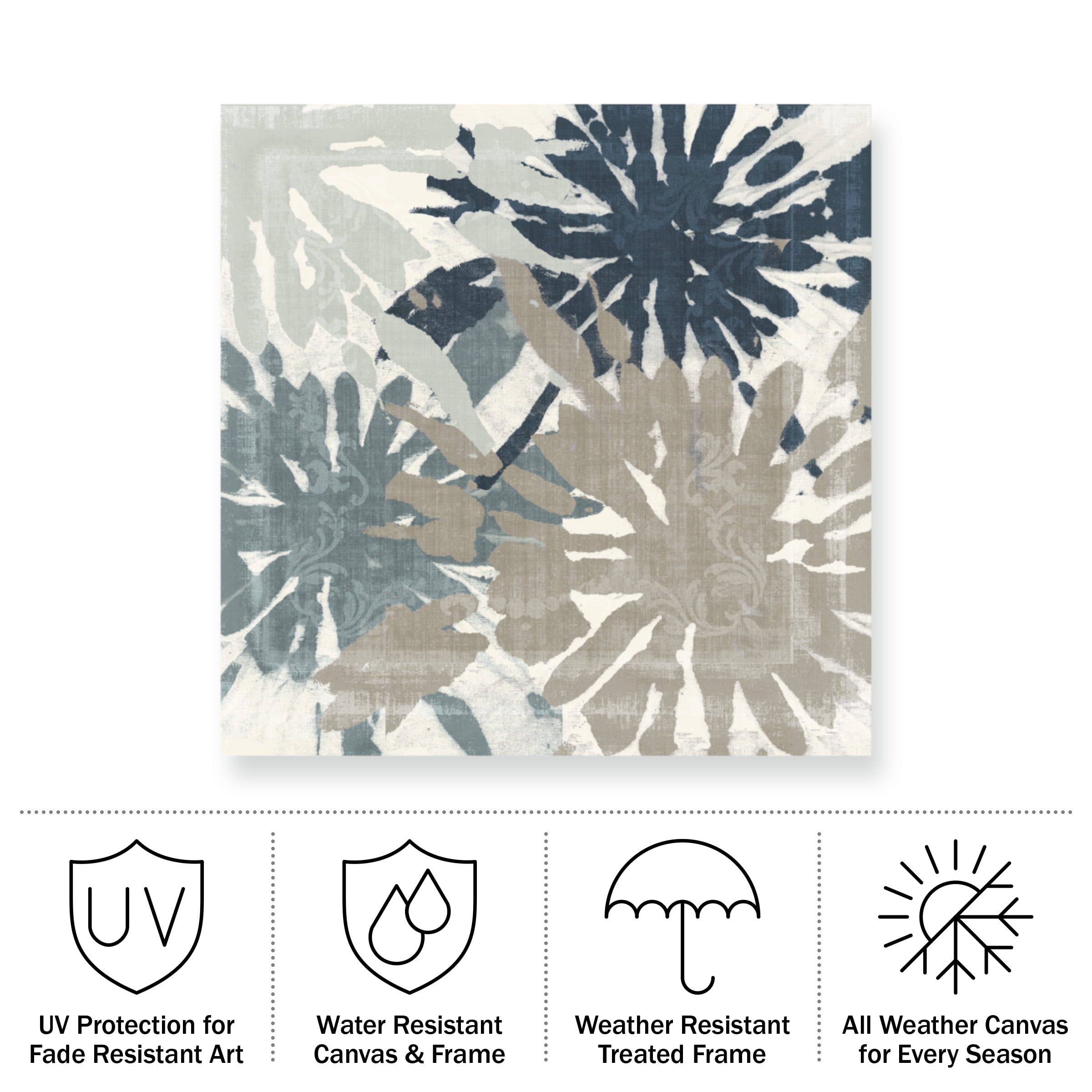 Color Bakery 'Beach Curry IV' Outdoor All-Weather Wall Decor