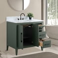 thumbnail image 4 of Vanity Art 36" Single Sink Bathroom Vanity Cabinet with Ceramic Countertop, 4 of 9