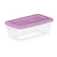 thumbnail image 4 of Sterilite Set Of (5) 5.7 Liter Boxes Lilac, 4 of 5