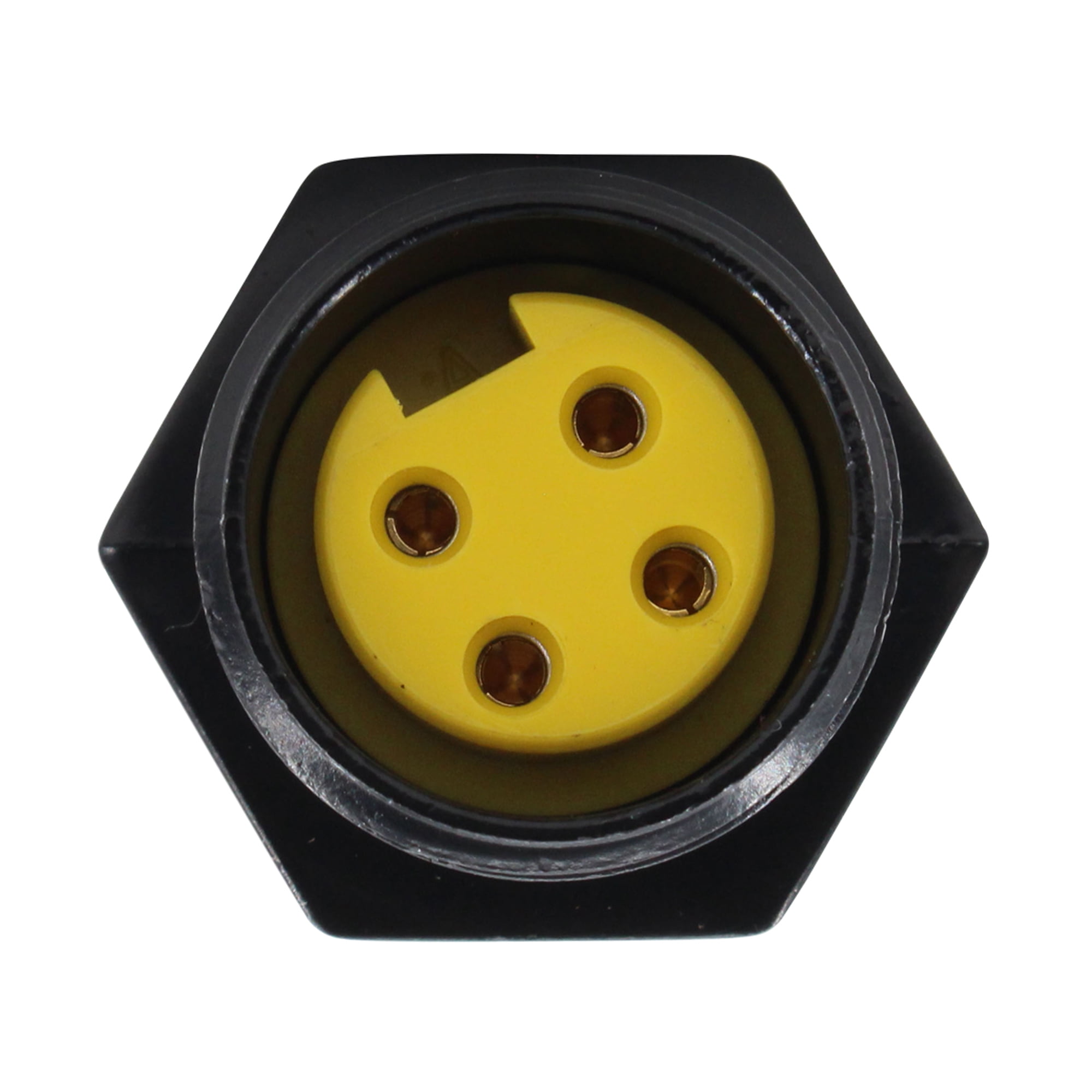 Daniel Woodhead 1300130325 Female Straight Cordset, 4-Pin 600V, 10A, 6-Feet  - Walmart.com