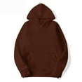 thumbnail image 5 of Mens Hooded Sports Tracksuit Unisex Two-Piece Running Outfits Long Sleeve Pullover Hoodies Sweatshirt+Sweatpants Set S, 5 of 5