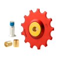 thumbnail image 5 of Rear Derailleur Pulley, Ceramic Bearing Jockey Wheel Pulley Aluminium Alloy Roller for Road Mountain Bike red 13T, 5 of 9