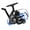 Blue, variant on BIMZUC Freshwater Plastic Plating Lightweight Spinning Fishing Reel Tackle Accessory 5.2:1 Gear Ratio 3 Bearings Anti-Slip Handle Portable Sea Fishing Equipment - Blue (4.53 inches / 11.5 cm)
