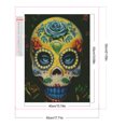 thumbnail image 2 of Pintura de diamante 5D DIY Wdftyju esqueleto AB parcial 45x55cm, 2 of 9