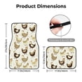 thumbnail image 3 of Balery Chicken Cartoon Pattern 4-Piece Floor Mats, Heavy-Duty Rubber Liners, Anti-Slip Design, All-Season Automotive Protection, Vehicles, Cars, Trucks, and SUVs, 3 of 5