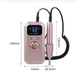 thumbnail image 4 of Rose Gold Nail Drill Machine with 32 Speed Levels and Led Display, Complete Grooming Kit with 31 Accessories for Home Manicures, 4 of 10