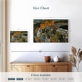 thumbnail image 4 of Elephant Stock Crescent Of Houses Ii Wall Art - Horizontal Canvas Wall Art - Living Room Wall Decor - Places Canvas - Orange And Green Decor By Egon Schiele - 12" x 8", 4 of 8