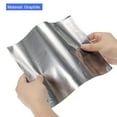 thumbnail image 5 of Uxcell Flexible Graphite Foil Graphite Gasket Sheet Graphite Foil Sheet 250x200x0.1mm, Pack of 3, 5 of 6