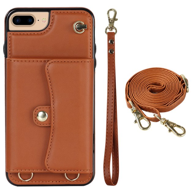 Crossbody PU Leather Wallet Case For IPhone 14 13 12 Mini 11 Pro X XS Max XR 8 7 SE 2020 2022 Card Slots Magnetic Lanyard Phone Cover