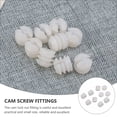 thumbnail image 2 of HAMPPLIES 24sets Fittings Furniture Fasteners With Cam Bolt Nuts Easy Installation For Cabinets Sturdy Connection, 2 of 7