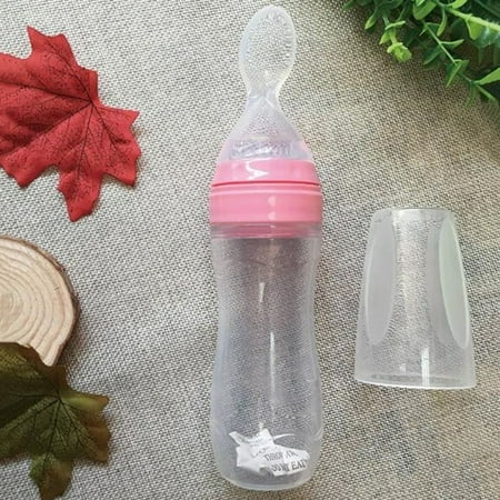 Infants Silicone Spoon Newborn Baby Wean Feeder Food Supplement
