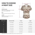 thumbnail image 4 of Vsdgher Western Desert Cowboys2 Women Shirts V Neck Short Sleeve Tops T-Shirt Basic Tees, S to 3XLSmall, 4 of 5