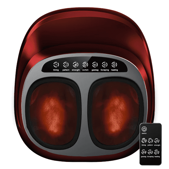 Shiatsu Foot Massager with Heat Deep Kneading for Tired Muscles & Plantar