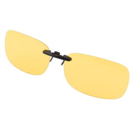 Driving Outdoor Plastic Rimless Lens Clip On Polarized Sunglasses Glasses