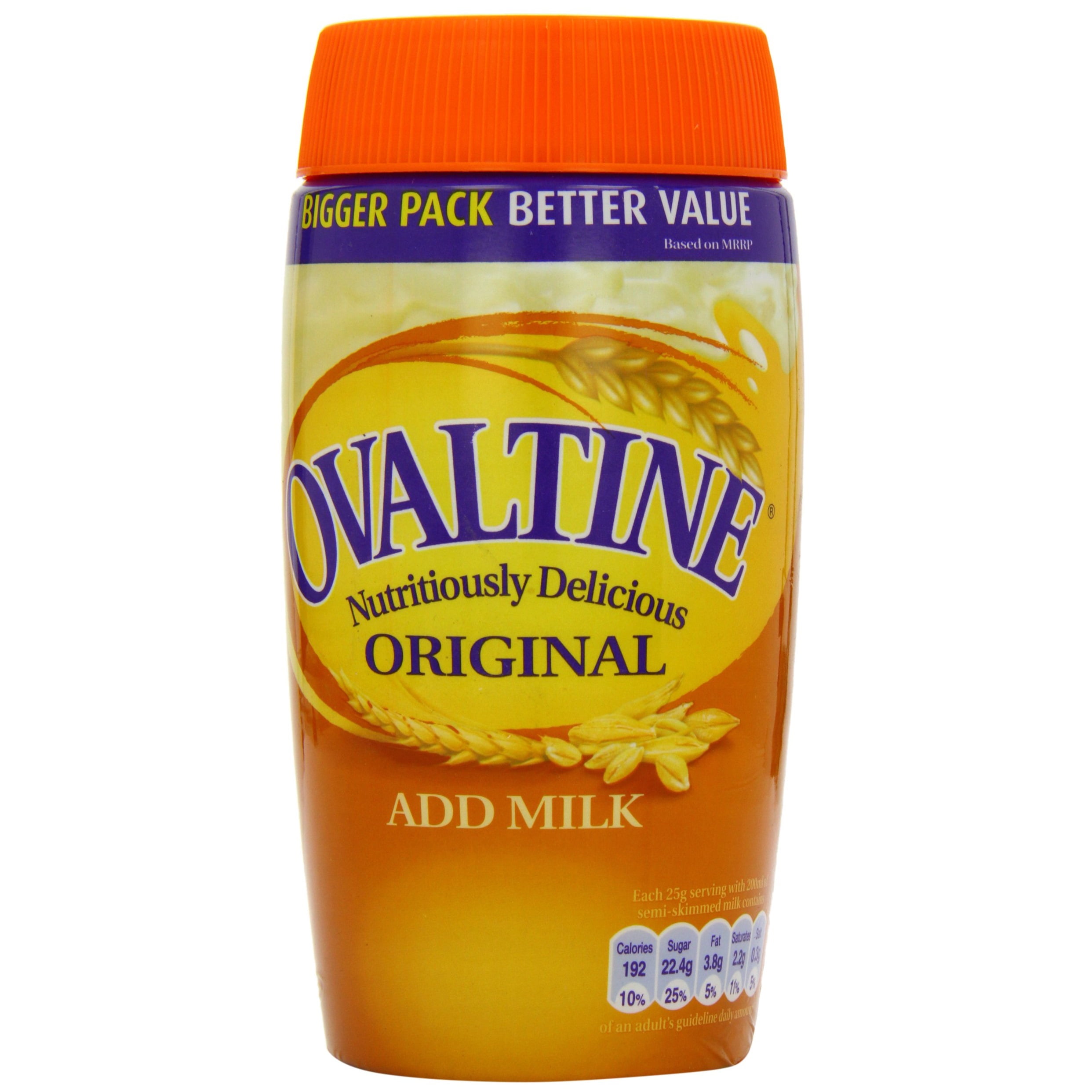 Ovaltine Original Add Milk Jar 500g - Pack of 2