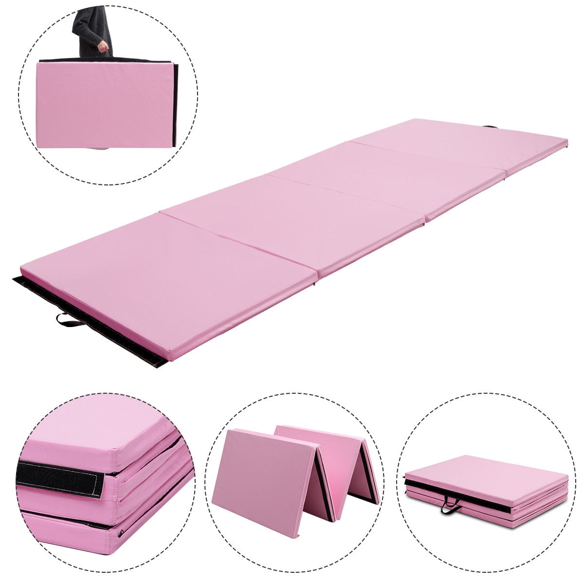 4 X10 X2 Gymnastics Mat Thick Folding Panel Aerobics Exercise