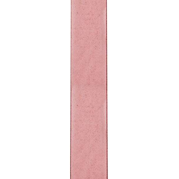 Northlight Raspberry Red Wired Christmas Craft Ribbon 2.5" x 10 Yards