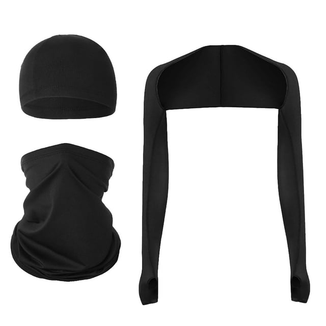 Blouses à Manches Longues pour Femmes, Ensemble de Couvre-Manches de Golf avec Masque de Cyclisme, Protection des Bras Multifonctionnelle pour l'Extérieur