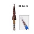 thumbnail image 2 of Mango Hexagonal M35 Con Broca Escalonada De Cobalto, Abridor De Agujeros De Metal De Acero Inoxidable, Taladro Pagoda De Doble Hoja, Caja De Plástico 3-13 Cateissary HA016838-00, 2 of 5