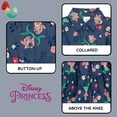 thumbnail image 4 of Disney Princess Little Mermaid Ariel Floral Chambray Dress Toddler to Big Kid, 4 of 5